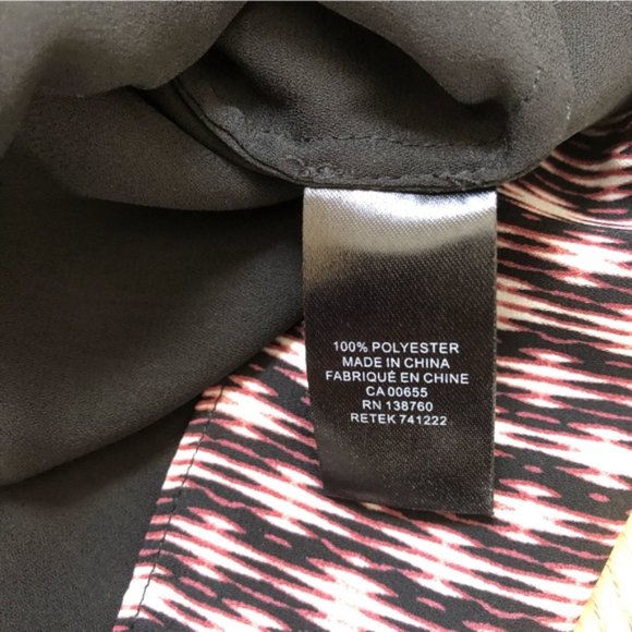 Womens RW&CO. Spaghetti strap Racer back Geometric pattern tank top size S - Picture 9 of 11